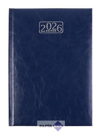 Naptár, tervező, A5, napi, VICTORIA OFFICE "Chrono", kék (2026 évi)