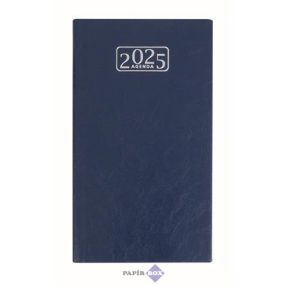   Zsebnaptár, álló elrendezésű, VICTORIA OFFICE "Chrono", kék (2025 évi)