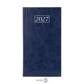   Zsebnaptár, álló elrendezésű, VICTORIA OFFICE "Chrono", sötétkék (2027 évi)