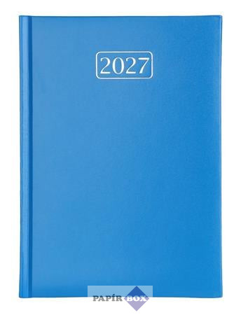 Naptár, tervező, A/5, napi, VICTORIA OFFICE "Chrono", kék (2027 évi)