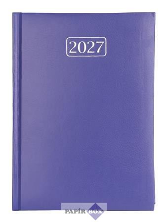 Naptár, tervező, A/5, napi, VICTORIA OFFICE "Chrono, lila (2027 évi)