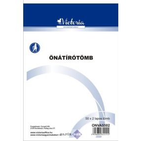 Önátírótömb A/5 2x50 lap
