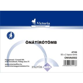 Önátírótömb A/6 2x50 lap