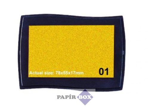 Festékpárna nyomdákhoz, Pretty Color, Sárga