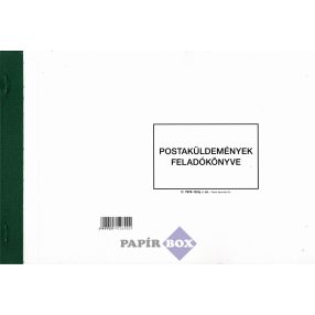 C.7976-12/UJ Postaküldemények feladókönyve, fekvő, A/4