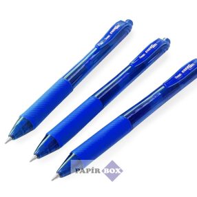   Zseléstoll, 0,35 mm, nyomógombos, PENTEL "EnerGelX BL107", sötétkék