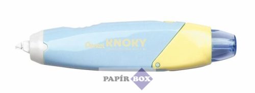 Hibajavító roller, 5 mm x 6 m, utántölthető, PENTEL "Knoky", kék-sárga