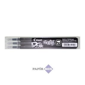   Rollertoll betét, 0,35 mm, törölhető, PILOT "Frixion Ball/Clicker", fekete