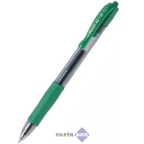   Zseléstoll, 0,32 mm, nyomógombos, PILOT "G-2", zöld