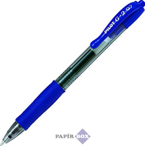 Zseléstoll, 0,32 mm, nyomógombos, PILOT "G-2", kék