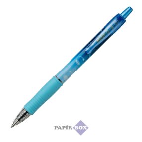   Zseléstoll, 0,32 mm, nyomógombos, PILOT "G-2 Blue Bubble", kék