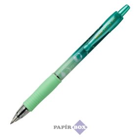   Zseléstoll, 0,32 mm, nyomógombos, PILOT "G-2 Green Bubble", kék