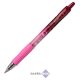 Zseléstoll, 0,32 mm, nyomógombos, PILOT "G-2 Pink Bubble", kék