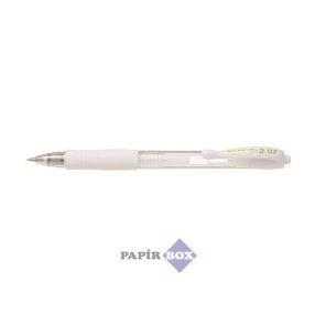   Zseléstoll, 0,32 mm, nyomógombos, PILOT "G-2 Pastel", fehér
