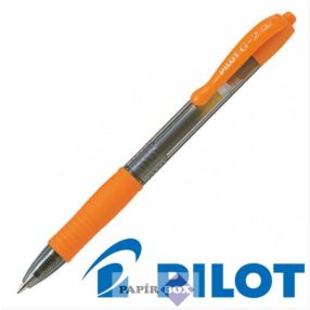   Zseléstoll, 0,32 mm, nyomógombos, PILOT "G-2", narancssárga