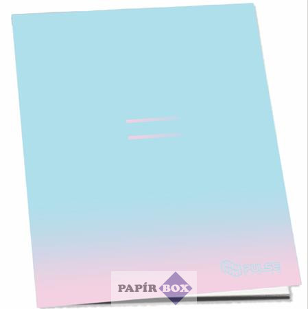 Füzet, tűzött, A/4, vonalas, 52 lap, PULSE "Pastel Colours"