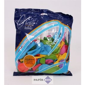 Léggömb, 18 cm, vegyes szín, 100db/csg