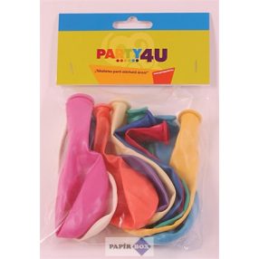 Léggömb, 26 cm, gyöngyházfényű, vegyes szín