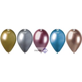 Léggömb, 26 cm, vegyes elegáns színekben, 10 db/csg