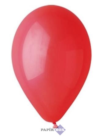 Léggömb, 26 cm, piros, 10 db/csg