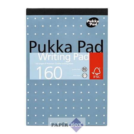 Jegyzetfüzet, A/5, vonalas, 80 lap, PUKKA PAD "Metallic Writing Book", vegyes színek