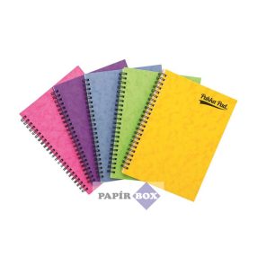   Spirálfüzet, A/5, vonalas, 60 lap, PUKKA PAD "Pressboard", vegyes szín