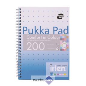   Spirálfüzet, A/5, vonalas, 100 lap, PUKKA PAD "Irlen Jotta Turquise"