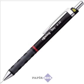 Nyomósirón, 0,35 mm, ROTRING "Tikky T", fekete