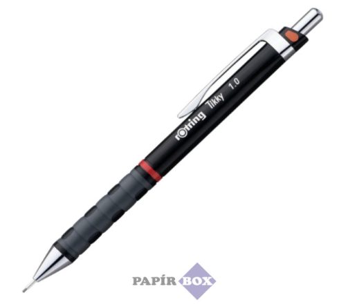 Nyomósirón, 1 mm, ROTRING "Tikky T", fekete