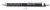 Golyóstoll, 0,8 mm, nyomógombos, fekete tolltest, ROTRING "Tikky III", kék
