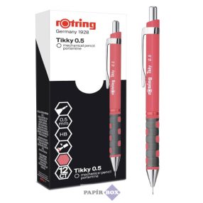 Nyomósirón, 0,5 mm, ROTRING "Tikky", tearózsa