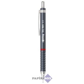   Nyomósirón, 0,5 mm, ROTRING "Tikky Retro", szürke