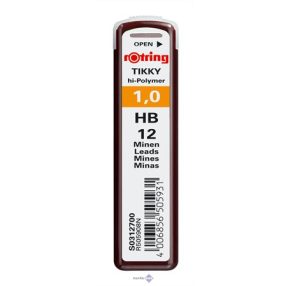 Grafitbél, HB, 1 mm, ROTRING