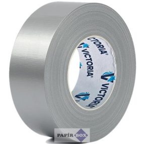   Ragasztószalag, 48mm x 50m, szálerősített, szupererős, VICTORIA FACILITY, ezüst