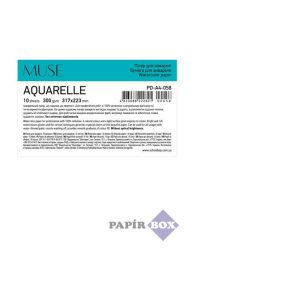   Rajzlap, akvarell, A4+, 10 lap, 300 g, SHKOLYARYK "Aquarelle Muse"