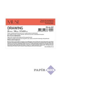   Rajzlap, A4+, 25 lap, 150 g, SHKOLYARYK "Drawing Muse"