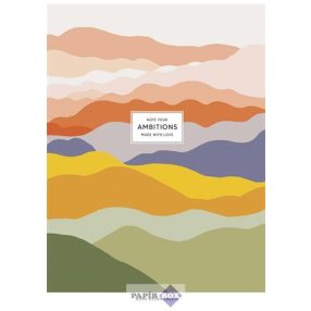   Füzet, tűzött, A/4, vonalas, 40 lap, SHKOLYARYK "Ambitions", vegyes