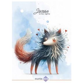   Füzet, tűzött, A/5, kockás, 48 lap, SHKOLYARYK "Writes lightly", vegyes