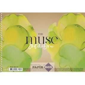   Vázlatfüzet, spirál, A/4, 50 lap, 115 g, SHKOLYARYK "Sketch&Draw Muse"