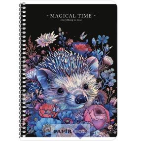 Spirálfüzet, A/5, kockás, 80 lap, SHKOLYARYK, vegyes