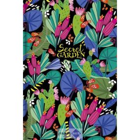   Jegyzetfüzet, A/5, vonalas, 80 lap, SHKOLYARYK "Secret Garden", vegyes
