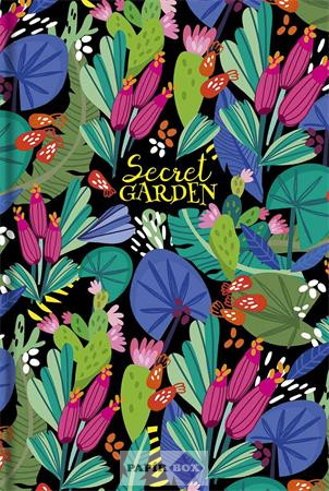 Jegyzetfüzet, A/5, vonalas, 80 lap, SHKOLYARYK "Secret Garden", vegyes