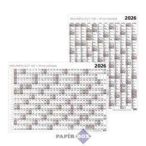 Plakátnaptár Terminus T100 976x686mm kétoldalas