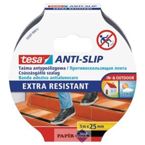   Csúszásgátló szalag, 25 mm x 5 m, TESA "Anti-slip", fekete