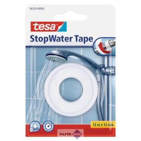   Tömítőszalag, csöpögésre, 12 mm x 12 m, TESA, "StopWater Tape", fehér