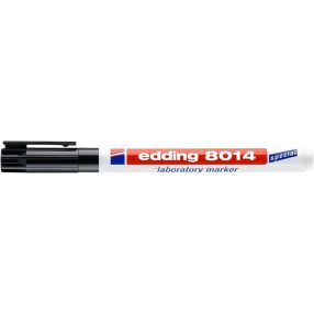   Laboratóriumi marker, 1 mm, kúpos, EDDING "8014", fekete