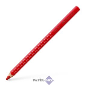   Színes ceruza, háromszögletű, FABER-CASTELL "Grip 2001 Jumbo", piros
