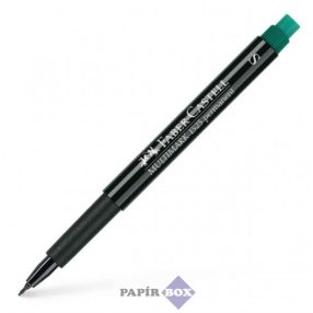   Alkoholos marker, OHP, 0,4 mm, FABER-CASTELL "Multimark 1523", zöld