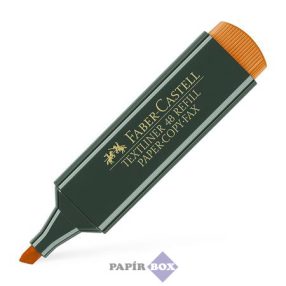   Szövegkiemelő, 1-5 mm, FABER-CASTELL, "Textliner 48", narancs