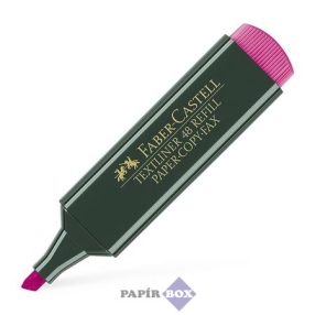   Szövegkiemelő, 1-5 mm, FABER-CASTELL, "Textliner 48", rózsaszín